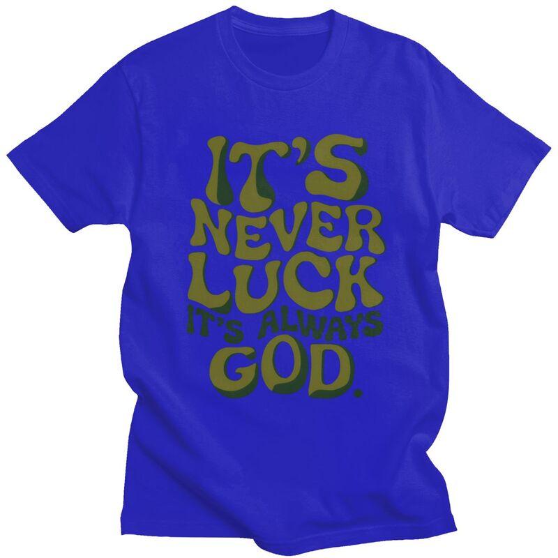 Male Religious Christian God Quote Faith Jesus T Shirt 100 Cotton Tshirt Leisure Novelty Creative Graphics Tees Shirt