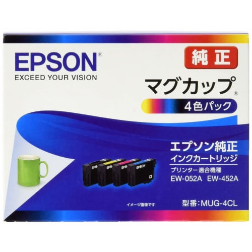 Epson genuine ink cartridge mug MUG-4CL 4 color pack