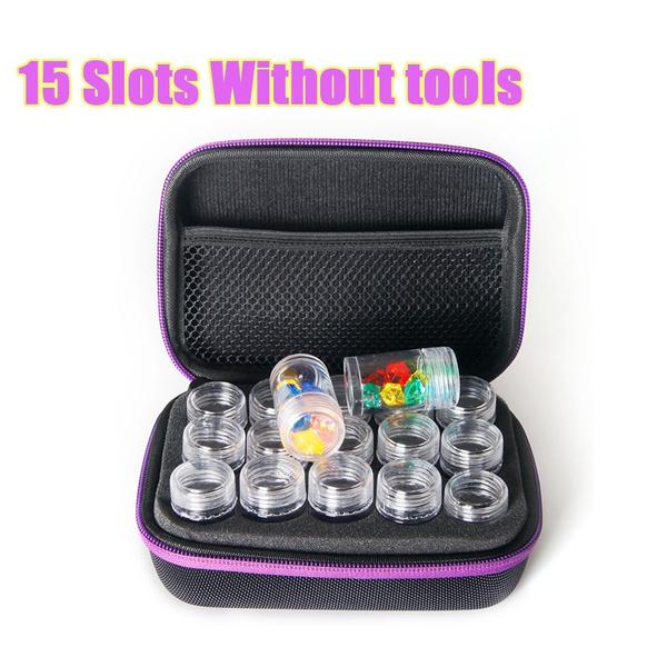 Diamond Painting Accessories Carry Case Container Storage Box 24 Slots Hand Bag Diamond Painting Accessories Carry Case Container Storage Box 24 Slots Hand Bag