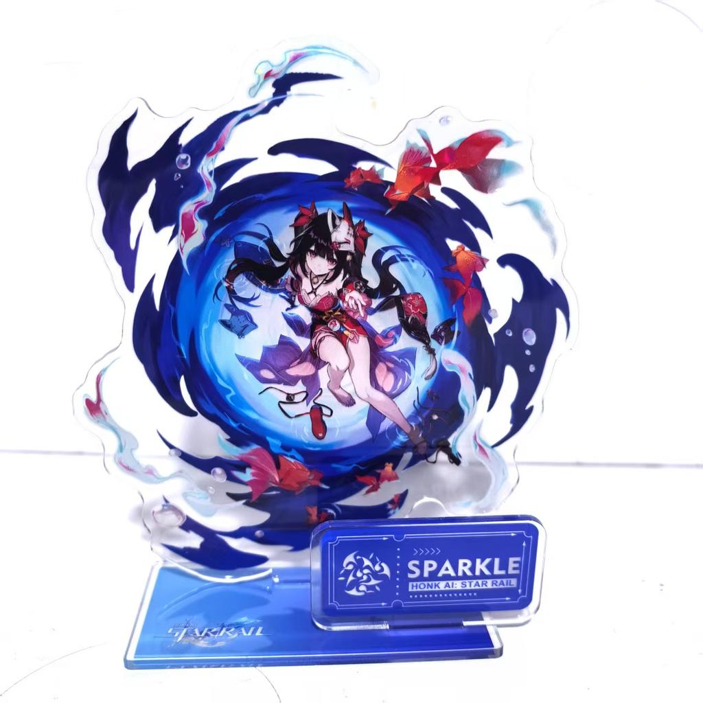 Game Figure Honkai: Star Rail Sunday Jiao Qiu Yunli Firefly Jingliu Acrylic Stand Model Plate Cosplay Anime Keychain Fans Gift