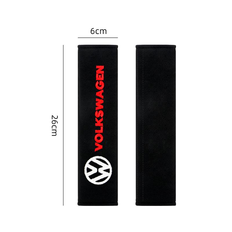 2Pcs Auto Car Cotton Seat Belt Cover Case for Volkswagen VW Transporter T5 2010 2011 2012 2013 2014 2015 Auto Accessories zd0