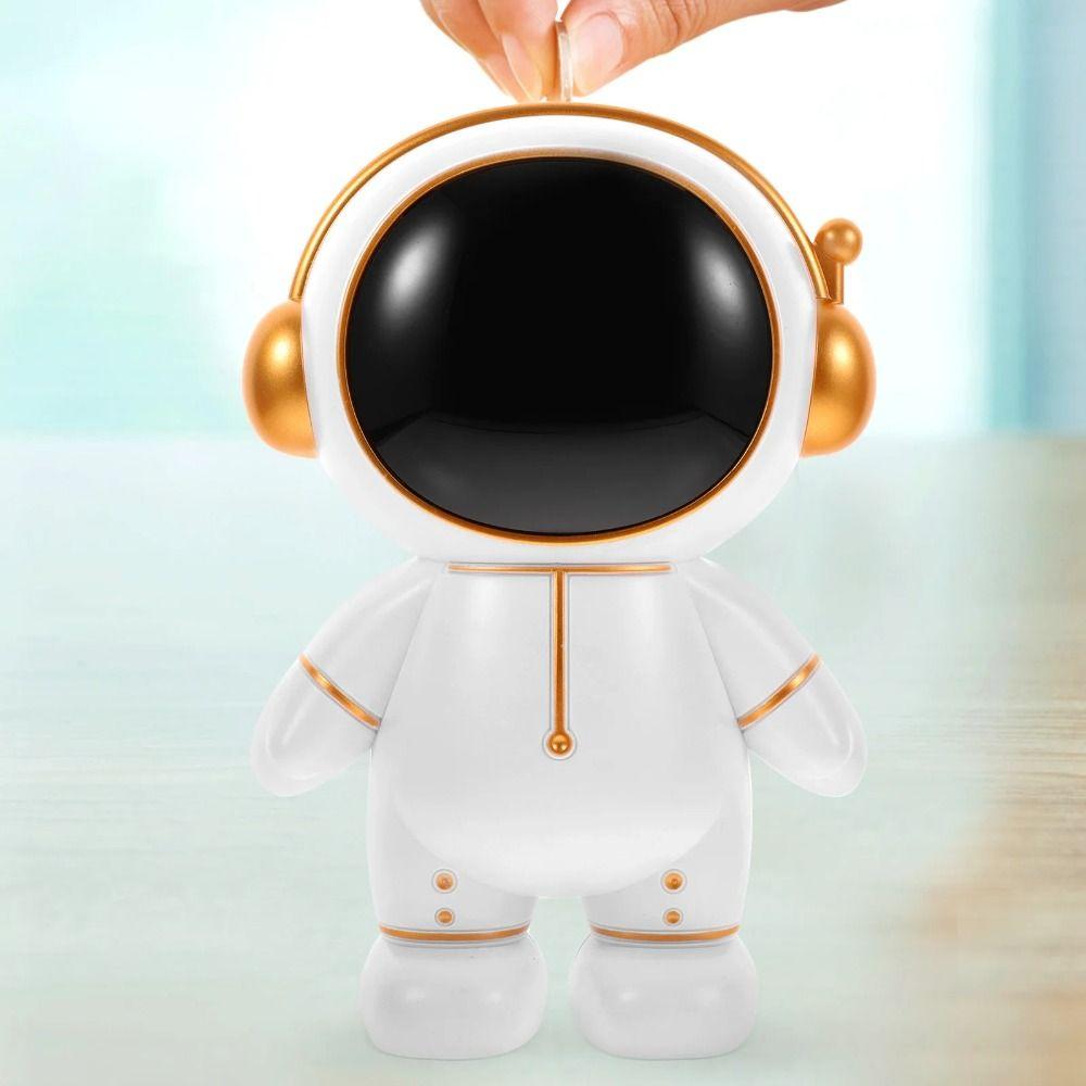 With Light Astronaut Piggy Bank Large Capacity Astronaut Money Boxes   For Coins Cash