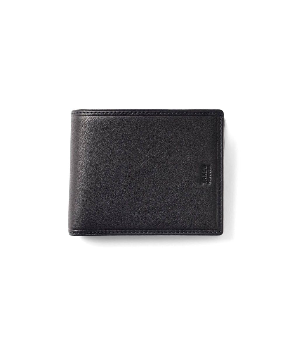 TAKEO KIKUCHI Claude II Sheepskin Wallet for Men [TAKEO KIKUCHI] Bi-fold (Black) No.790604