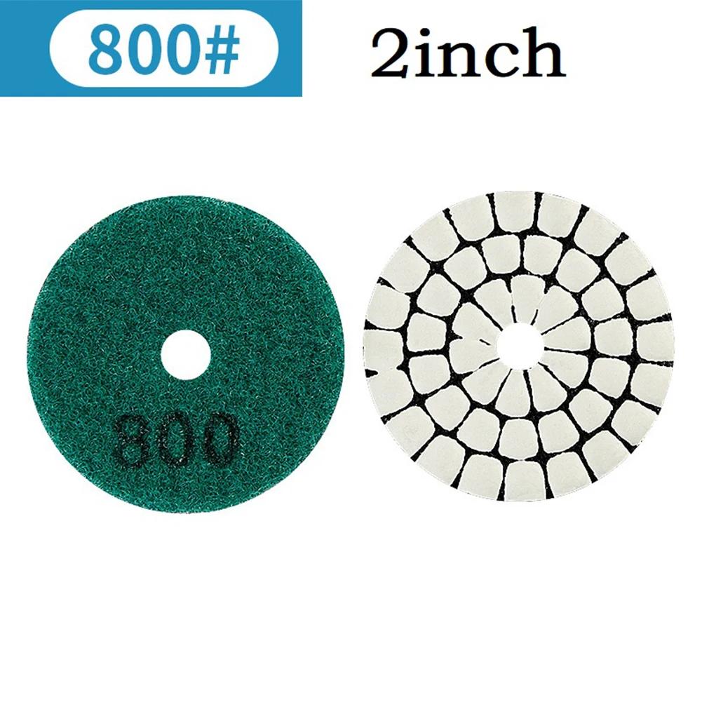 

2 Inch 50mm Dry And Wet Polishing Pad Type For Granite Marble Granite Concrete Abrasive Sanding Buff Grinding Disc