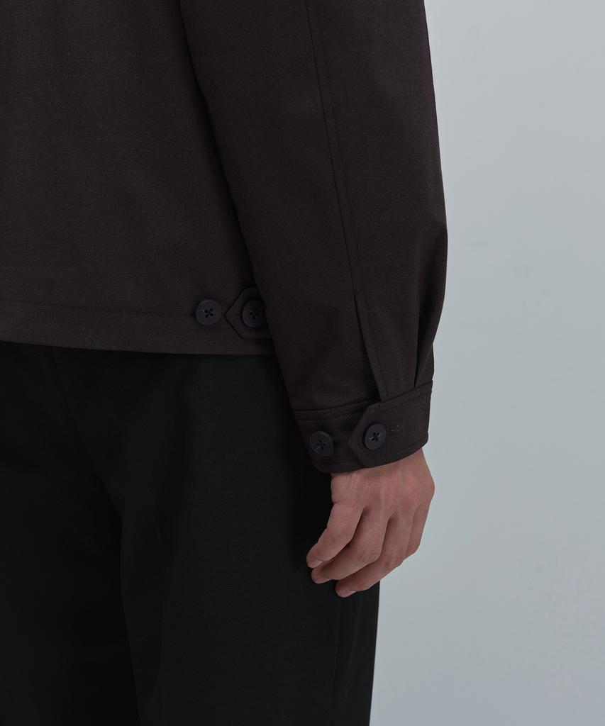Musinsa Standard Light Plain Relaxed Minimal Jacket [Gunmetal]
