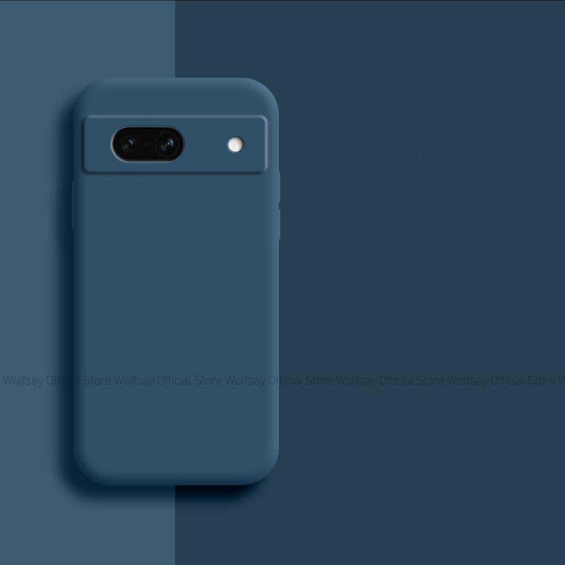 For Google Pixel 8A Case Google Pixel 8A 7A 6A 6 7 8 Pro Cover Cases Shockproof Liquid Silicone Phone Cover For Google Pixel 8A