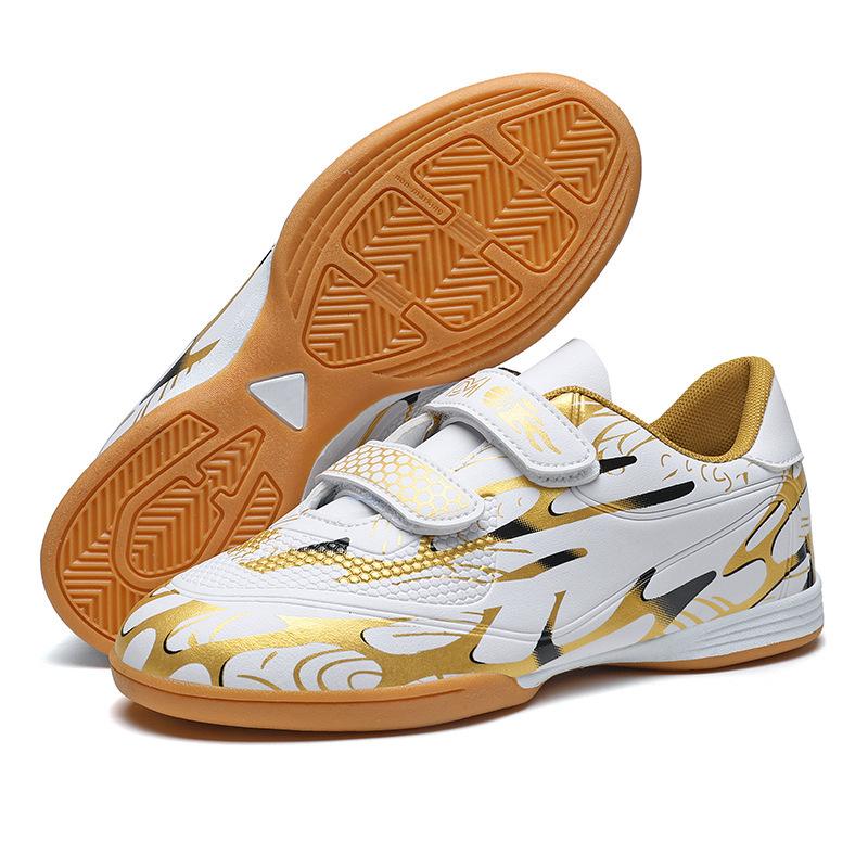 Boys and girls Velcro football shoes Children's professional sports shoes Primary and secondary school students game training football shoes