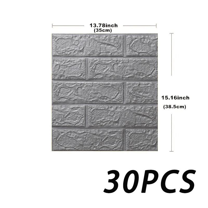 3D einfarbig 35x38,5cm Wohnzimmer Wanddekoration selbstklebender Wandaufkleber