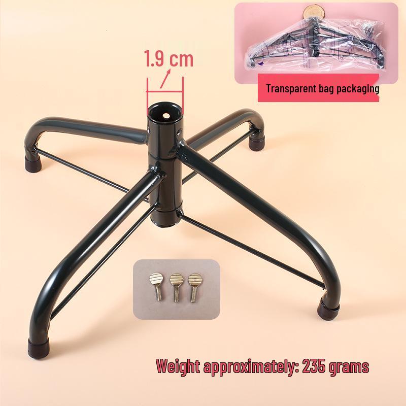 Christmas Tree Iron Stand, Deep Dark Green, 35cm Diameter, Metal with Baked Paint Finish