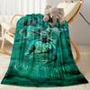 Football Players Action Blanket Warmthful Decor Suitable for Picnics Chair Couch for All Occasions Stylish Decor