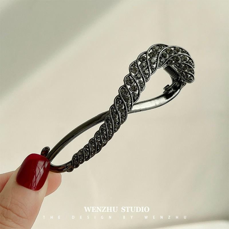 Ancient Style Lily Tulip Tassel Twist Hair Clip for Hanfu Updo
