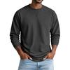 Men's Casual Long Sleeve Neck Pullover Top Color