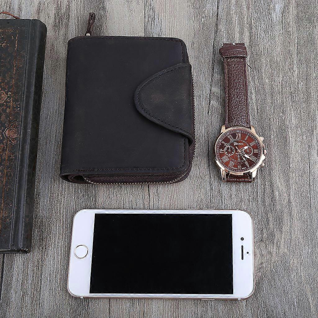 Men Leather Fashion Wallet Coin Purse Credit Card Holder Clutch Pocket Billfold