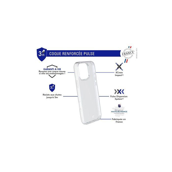 Coque Renforcée Forcecase pour iPhone 16 Pro Max Transparent