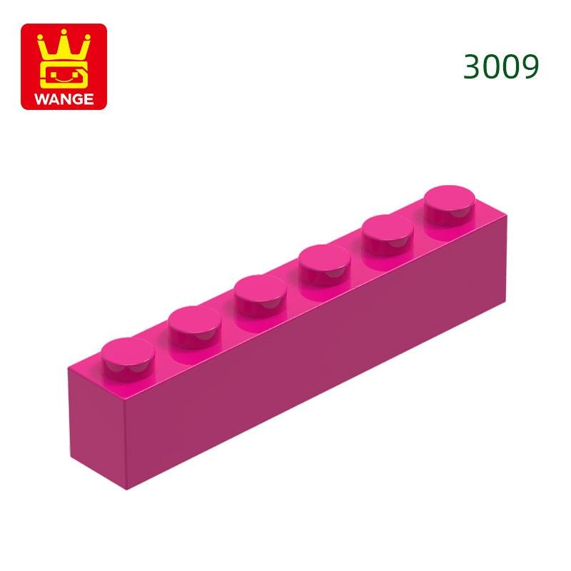 Non-Toxic 42 Pcs/Lot 3009 1X6 Dots High Basic Building Blocks Accessories Compatible With Bricks Diy Children Toys Assembly Gift Box