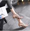 Rhinestone Mesh High Heels Women'S Summer Hollow Newest Sandals Women'S Fish Mouth Stiletto Women'S Shoes C899