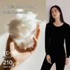 HLA Women's Round Neck Pure Cotton Antibacterial Thermal Base Layer Set