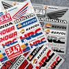 Suitable for Honda Motorcycle Decoration Stickers Reflective Waterproof Helmet Racing Decals HRC Accessories Sponsor Stickers FL3 cwrt0