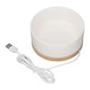 Large Heated Water Bowl USB Ceramic Automatic Heating Smart Thermal Bowl Heated Waterer for Dog Cats in Winter