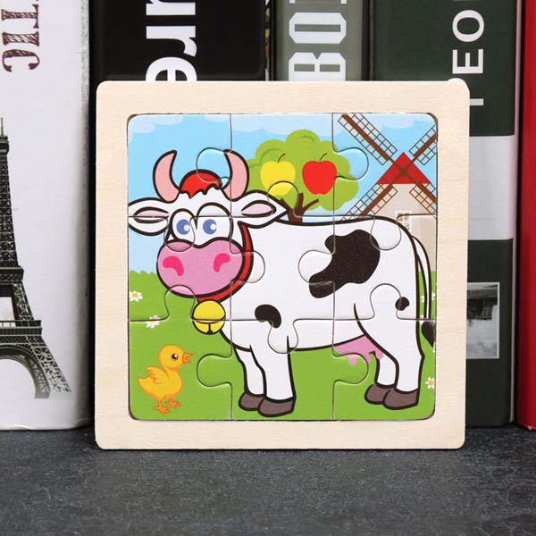 Montessori Toys Educational Wooden Toys for Children Early Learning Puzzle Kids Exercise Intelligence Animal Match Teaching Aids
