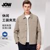 [Wrinkle Resistant and Windproof] Jovo Men's Short Coat Spring and Autumn Middle Aged Youth Fashion Collar Jacket