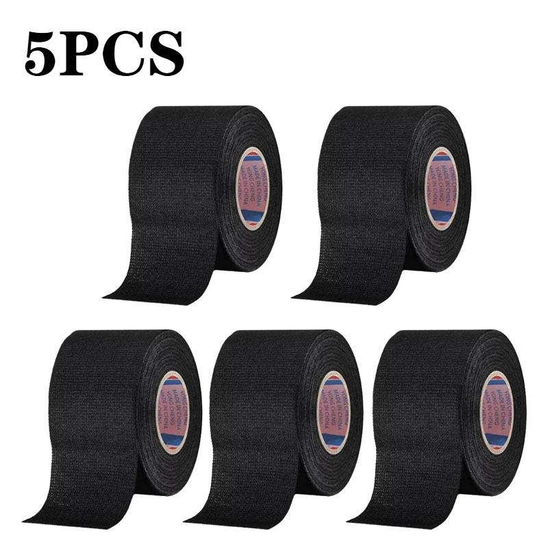 1-20PCS Automotive Wiring Harness Tape Electrical Heat-resistant Insulation Tape Automotive Electrical Line Fixing 50/15/9 Width