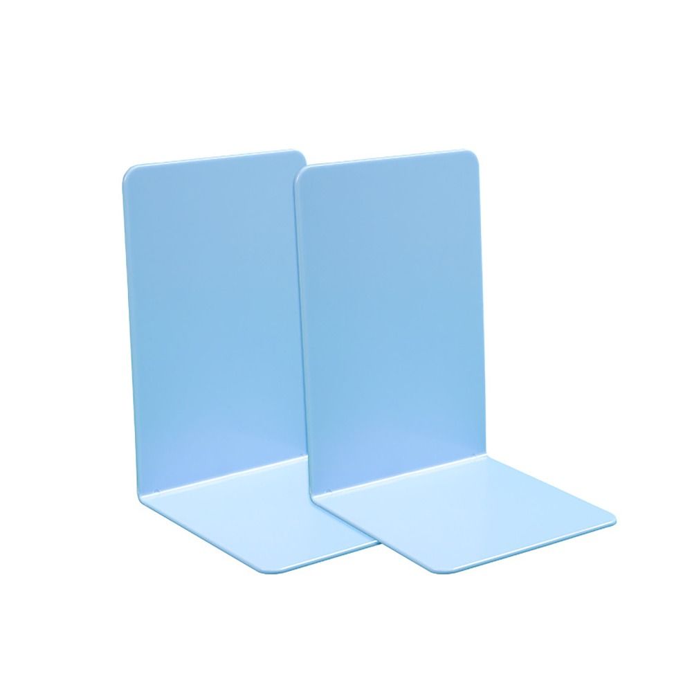 

2 ШТ. Удобные L-образные книжные подставки, утолщенные, вместительные, книжный бортик, органайзер для стола, дом, школа синий