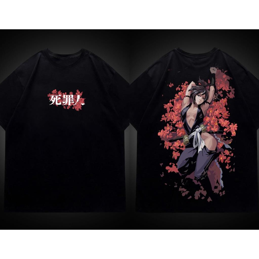 Höllenparadies Yuzuriha T-Shirt Herren Damen Oversized Streetwear Japanischer Anime Grafik Kurzarm Baumwolle Damen Herren Kleidung
