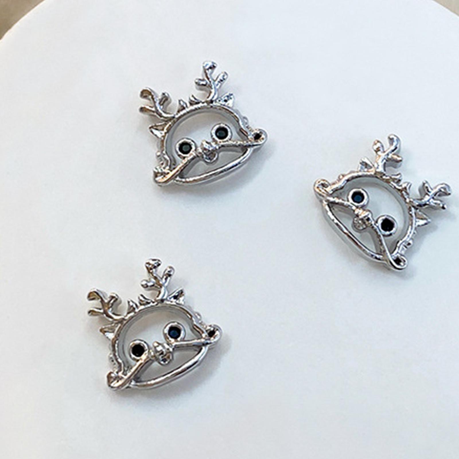 

Металлическая подвеска для ногтей в китайском стиле для новогоднего нейл-арта. Добавьте праздничное украшение. 10