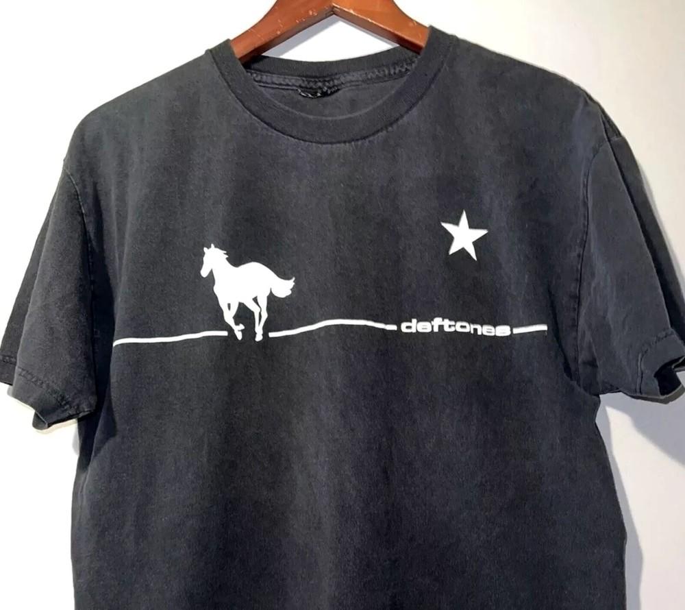Deftones White Pony Tour Унисекс Черная Футболка S-5XL Унисекс Футболка XXXL