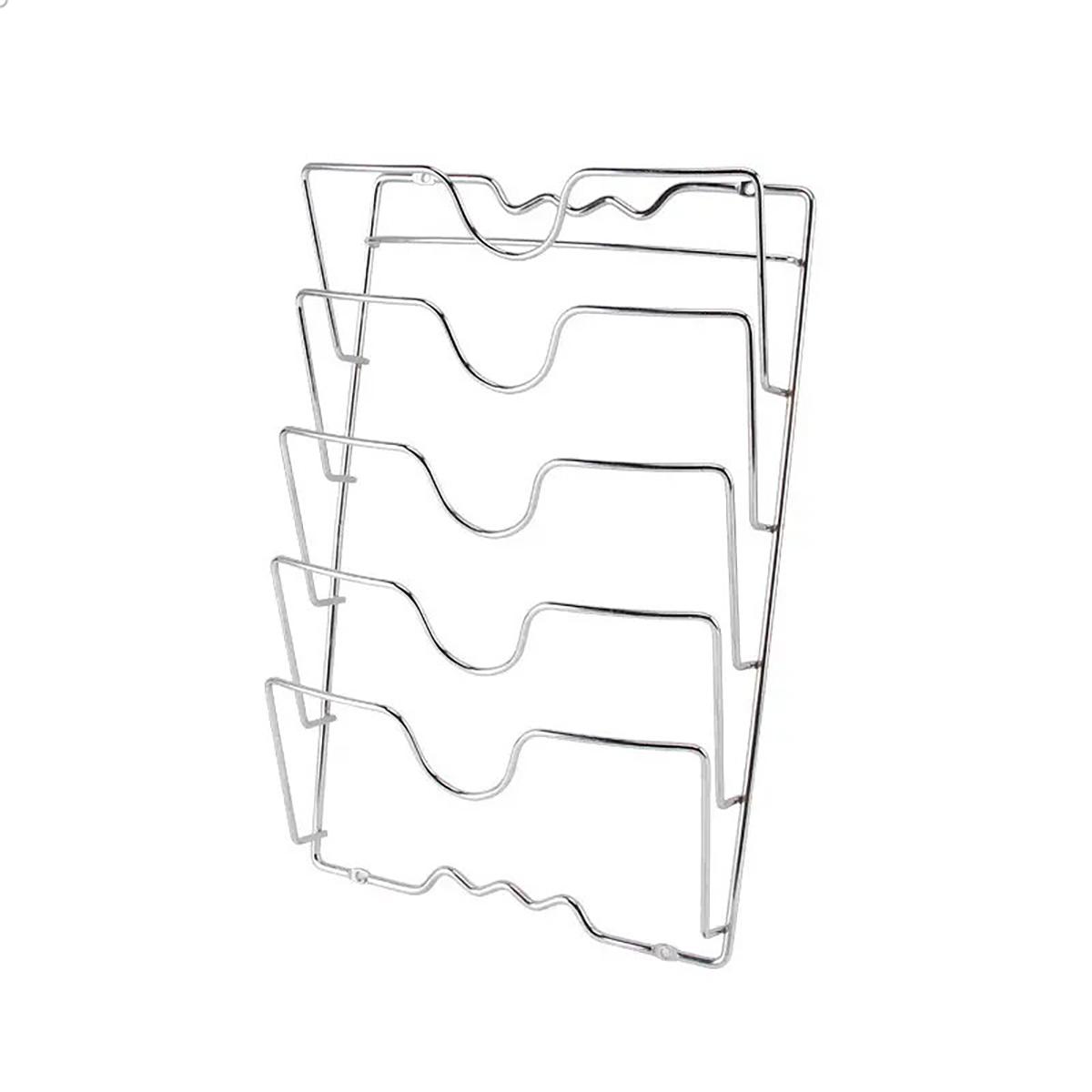 

Space-saving pot lid organizer Non-slip design Safe storage of kitchen supplies Suitable for all kinds of pot lids cookware