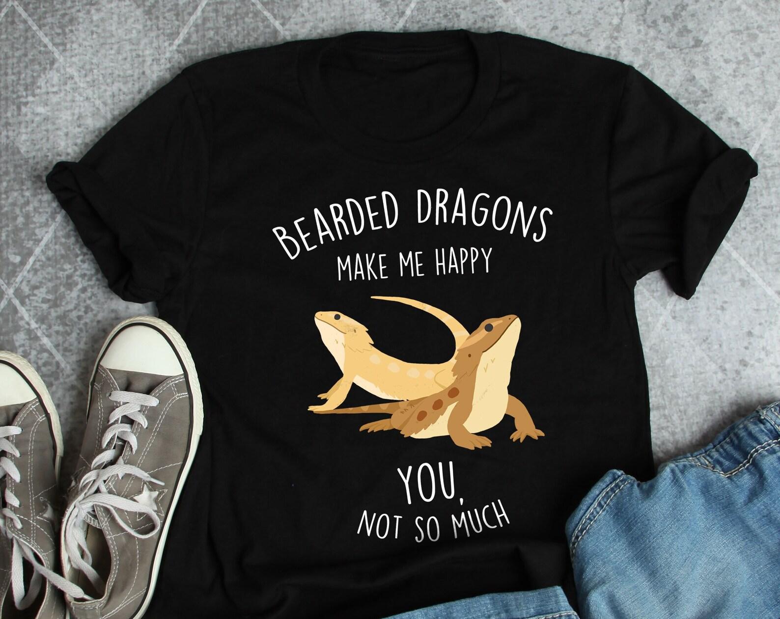 Bearded Dragon Shirt, , Tshirt, Pet Reptile Lover Gift, Funny Lizard T-Shirt, Cute Bearded Dragon Tee Beardie Mom Dad Herpetologist 160
