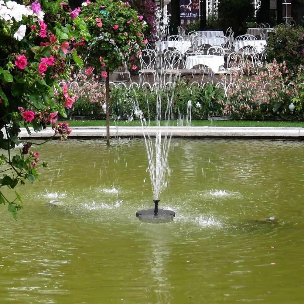 Outdoor Solar Fountain Garden Birdbath Pool Water Fountain Floating Fountain Garden Decoration  Outdoor Fountain