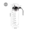 ZISIZ Glass Oil & Vinegar Dispenser Set