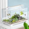 Aquarium bucket fish leaf with suction cup simulation water grass decoration leaves artificial lightweight fish leaf hammock