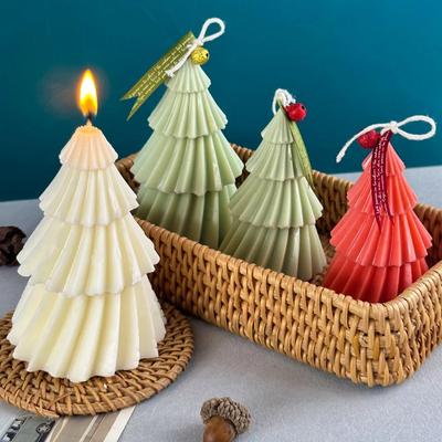 Silikonform für Weihnachtsbaum, flexibel, wiederverwendbar, DIY-Kerzenformen, handgefertigte Seifenform, Werkzeuge, Festival, Urlaub, Heimdekoration