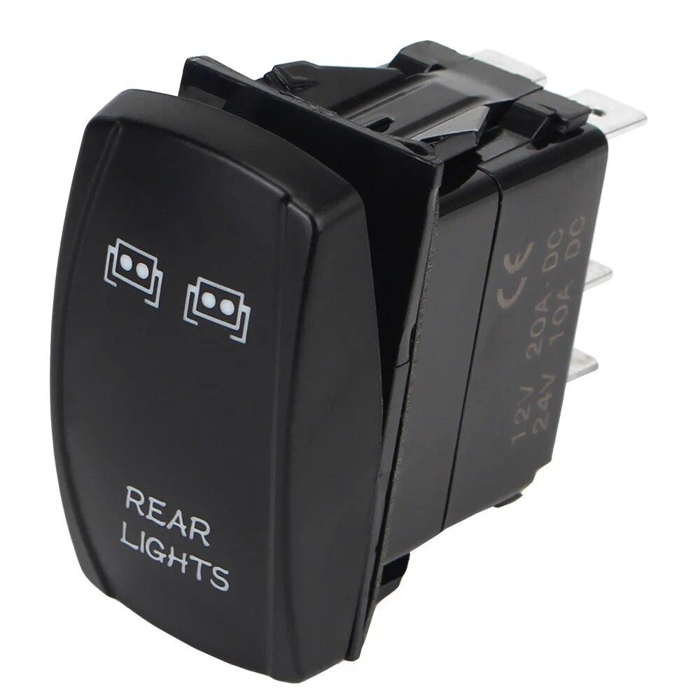 

Illuminated LED WINCH Led Light Bar DC12-24V UTV For Polaris Rear Front Lights Horn For Can Am Maverick Commander Rocker Switch