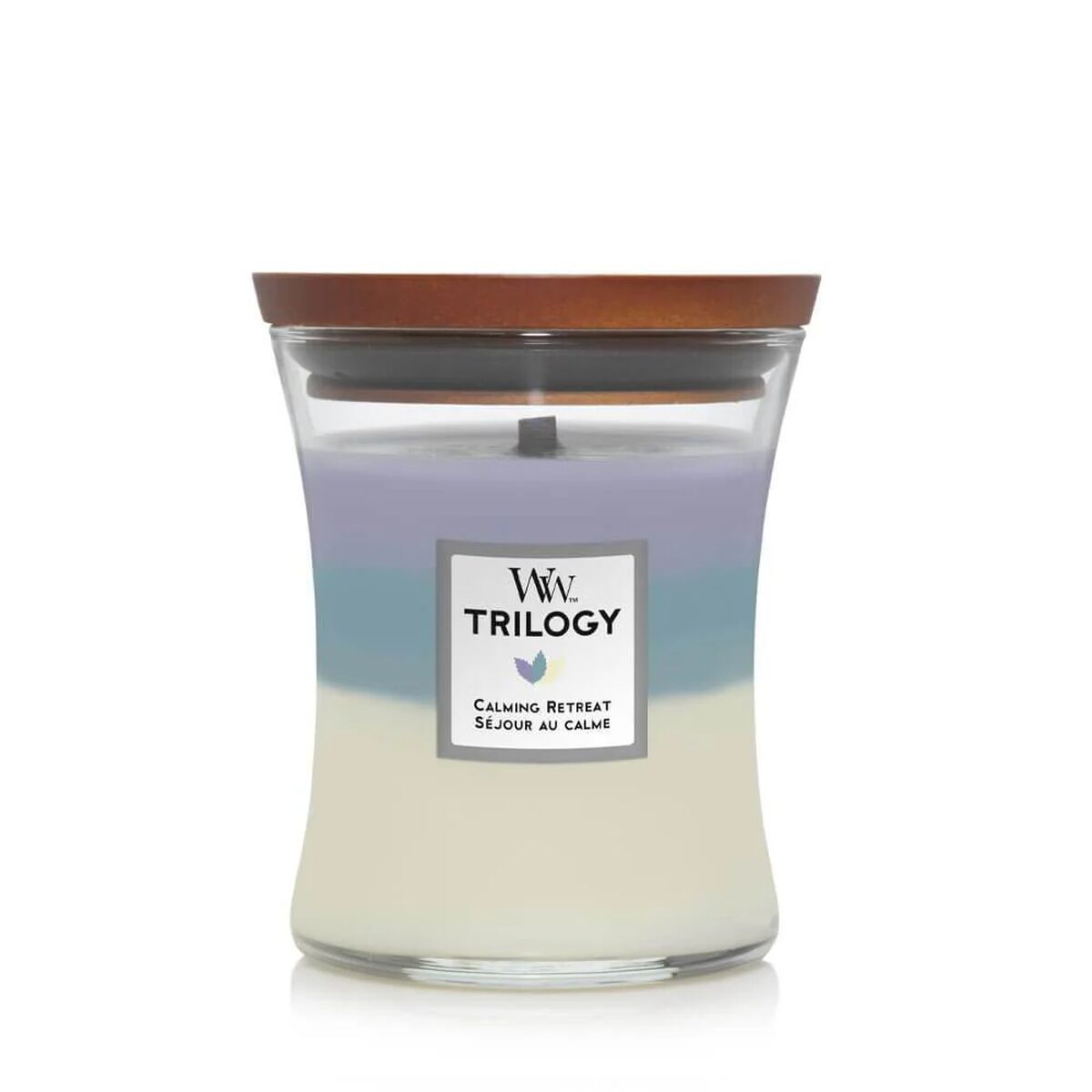 

Bougie Parfumée Woodwick Trilogy Medium Calming Retreat