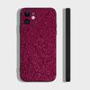 Pink Glitter Phone Case For IPhone 17 Air 16 15 14 13 Pro Max 11 12 Black Silicone Cover