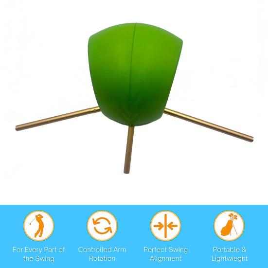 Antrenor de Swing pentru Golf Bărbați Femei Corector de Postură la Swing Mingi de Antrenament pentru Swing-ul de Golf Ajutor de Antrenament Începător Toate Nivelurile Jucători de Golf Accesorii de Golf