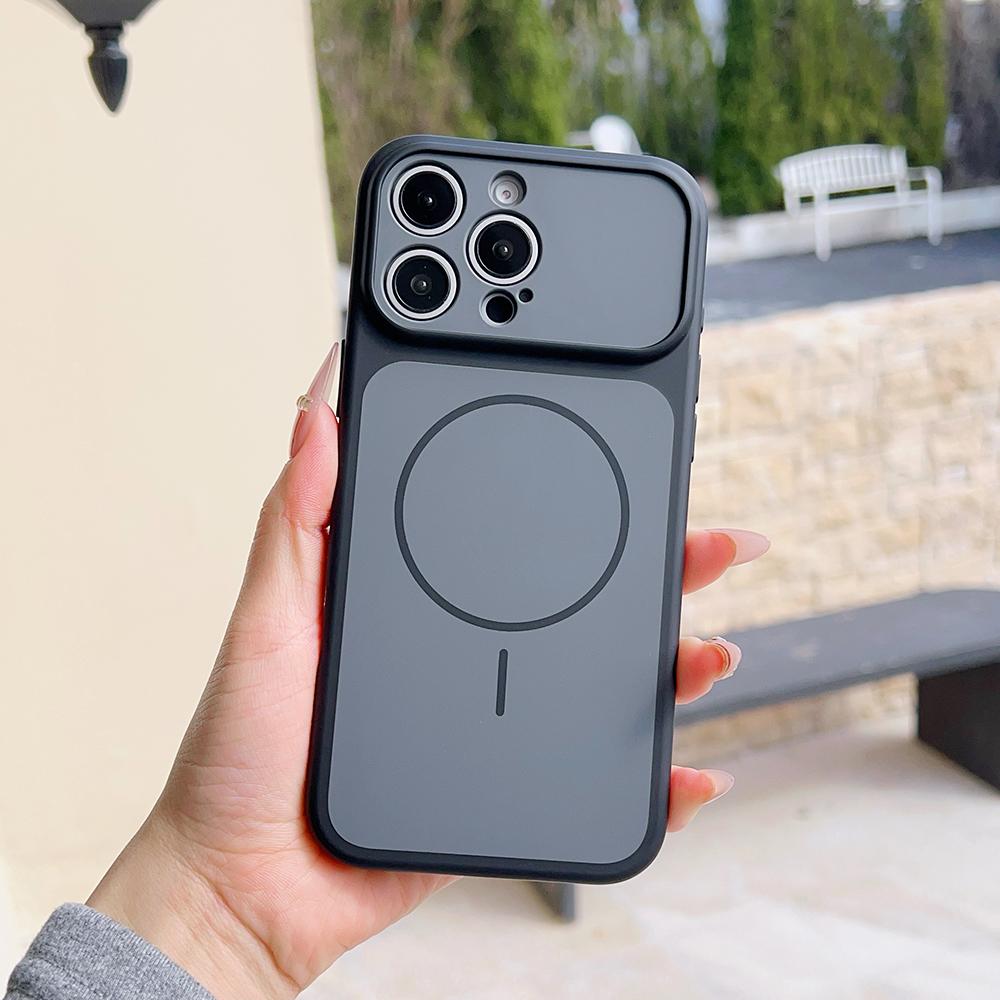 

Магнитный чехол-крышка для телефона Magsafe Iphone 17Air 17 Pro Max 16 Pro 15 14 13 15Pro 14Pro 13Pro Mag Safe Ударопрочный чехол-полное покрытие iPhone17 чёрный