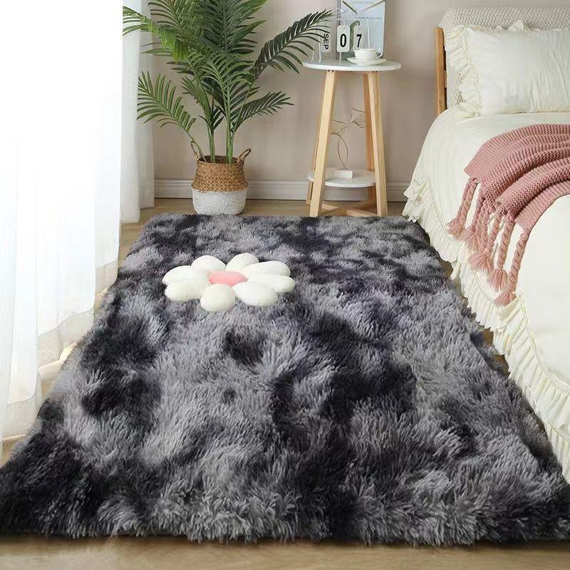 Alfombra Suave y Peluda para Sala de Estar, Alfombras Mullidas para Niños, Alfombra Grande de Área Beige de Felpa para Dormitorio, Habitación Infantil, Guardería, Decoración Moderna para el Hogar
