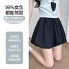 White Bud Shorts Women's Summer New High-waisted Characters Anti-light and Thin, Fluffy and Loose Wide-leg Pumpkin Pants