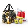 A Majestic Elephant With Her Baby Elephant Insulated Lunch Bag for Women Kids Leakproof Food Boxes Thermal Lunch Box Tote