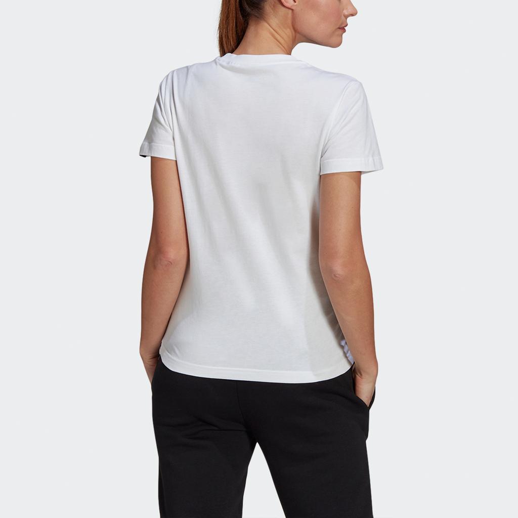 adidas Floral Logo Graphic Tee Women Tops White GL1031