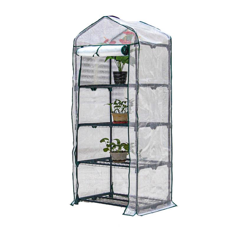"Outdoor Balcony Greenhouse Insulated Shed for Garden Succulents and Bougainvillea"