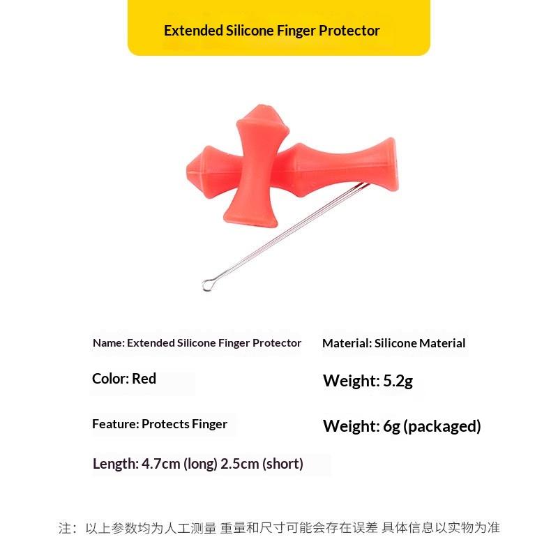 New 3Pcs/Set S/L Archery Finger Guard Bowstring Finger Saver Tab For Recurve Bow Silicone Finger Release Finger Protector Gear