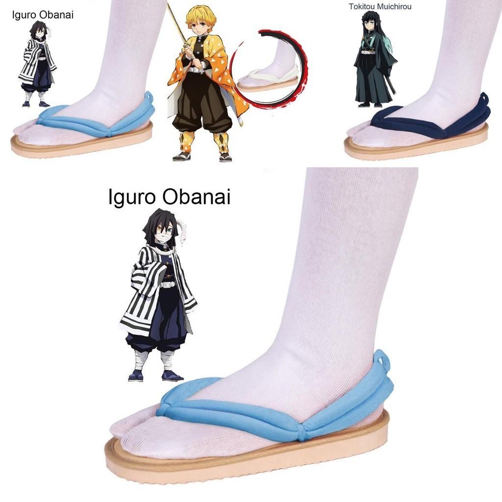 Infradito Kamado Tanjiron di Demon Slayer per Cosplay e Moda Stile Giapponese