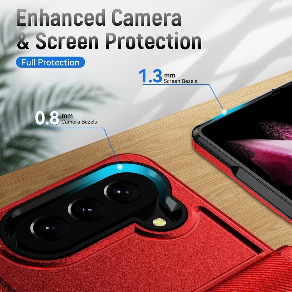 Samsung Z Fold5 & Z Fold4 Full Protective Phone Case with Ring Holder