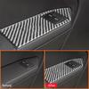 For Ford Mustang 2005-2009 Carbon Fiber Car Window Lifter Control Armrest Panel Trim Cover Decoration Sticker Auto Interior Part
